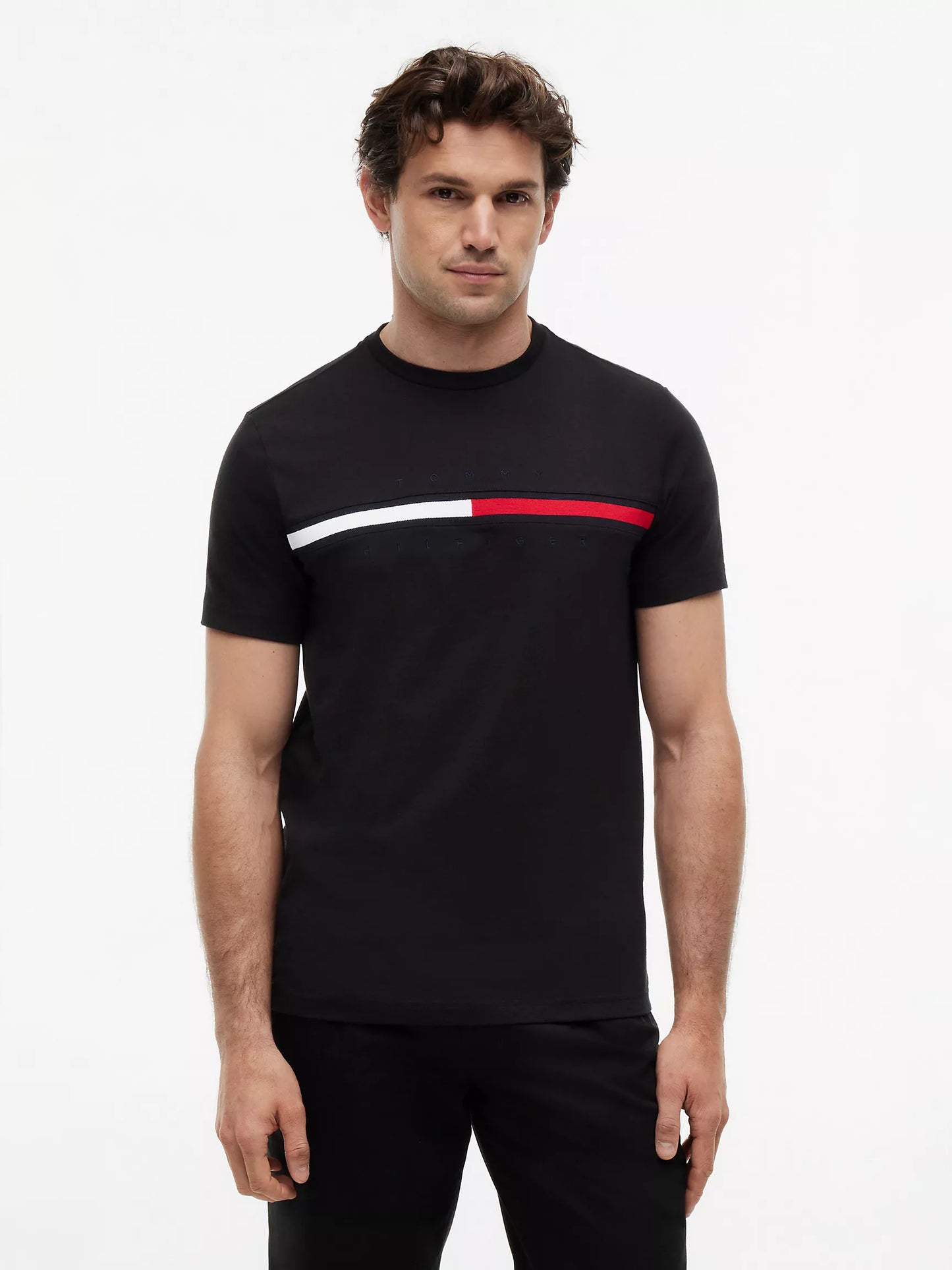 Men Classic Logo Ringer Tee
