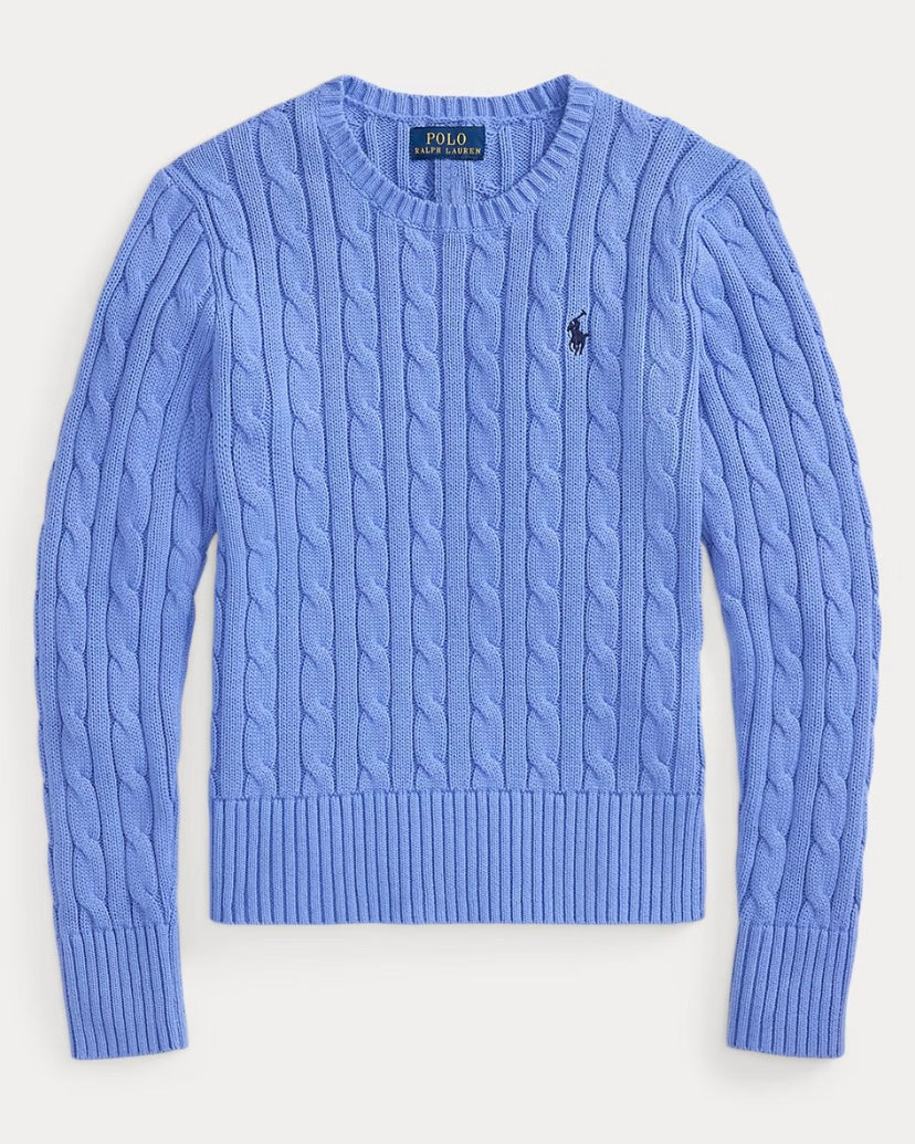 Big Girls Cable-Knit Cotton Sweater