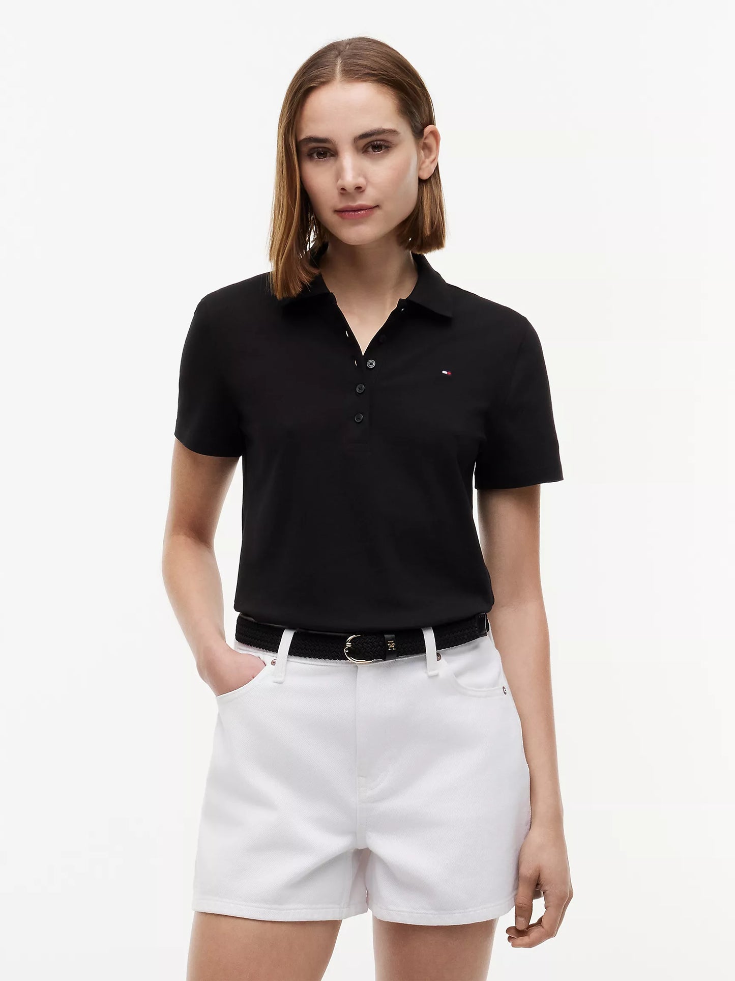 Women Stretch Cotton Polo