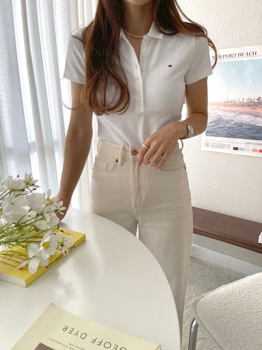 Women Stretch Cotton Polo