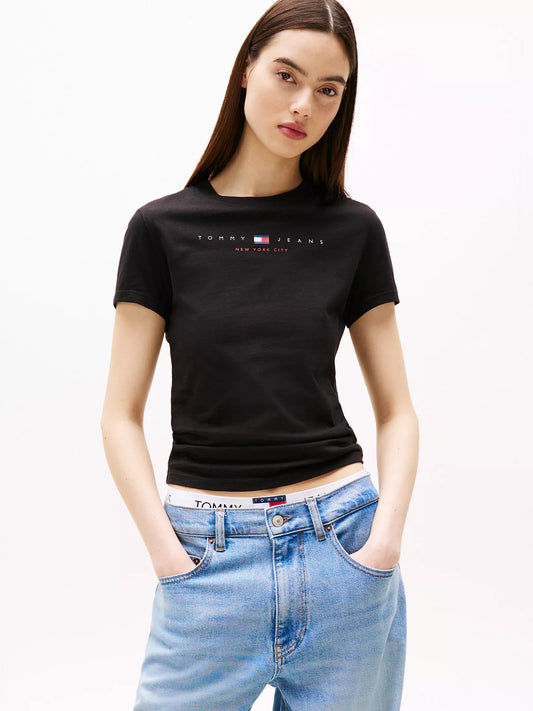 Tommy Logo Slim Fit Tee