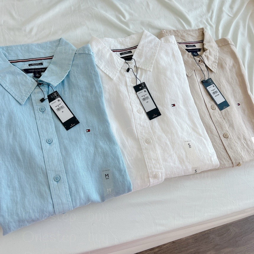 Tommy Linen-Blend Shirt