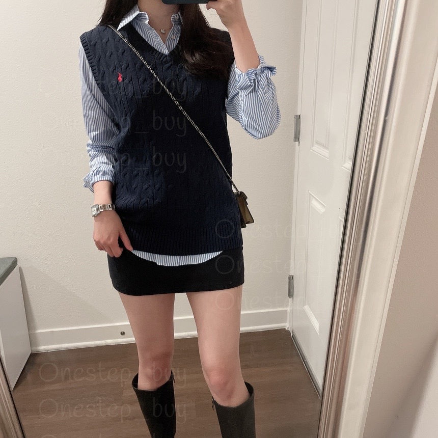 Big Boys Cable-Knit Cotton Sweater Vest