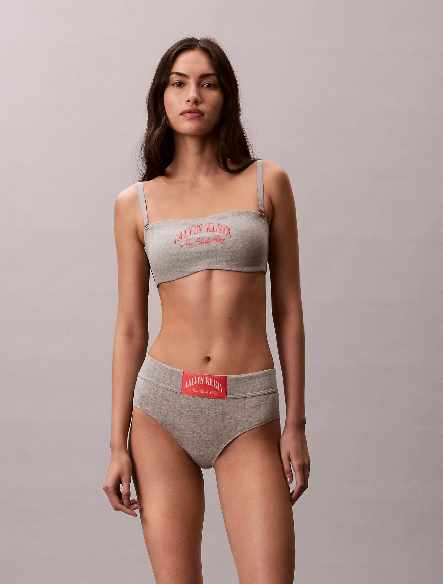 Women Heritage Classic Cotton Stretch Lightly Lined Bandeau Bralette