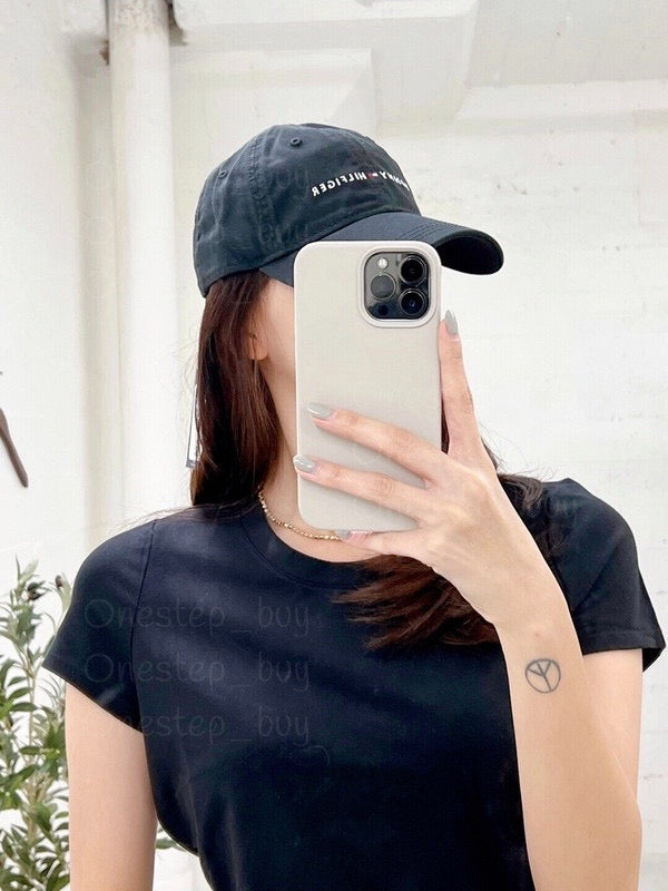 Embroidered Tommy Logo Baseball Cap