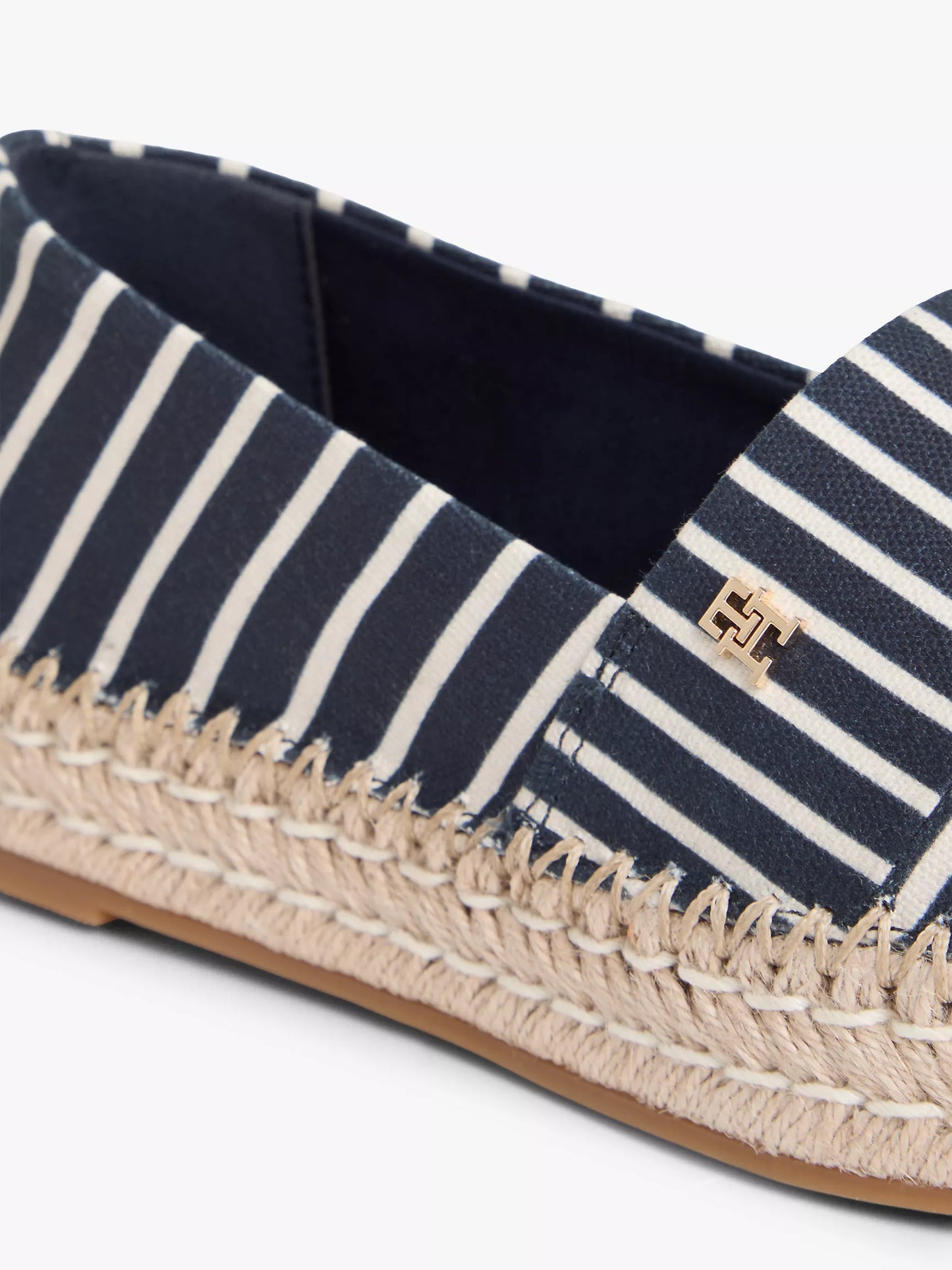 Stripe Canvas Platform Espadrille
