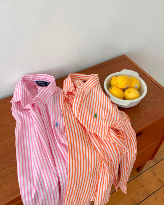 Big Boys Striped Cotton Poplin Shirt