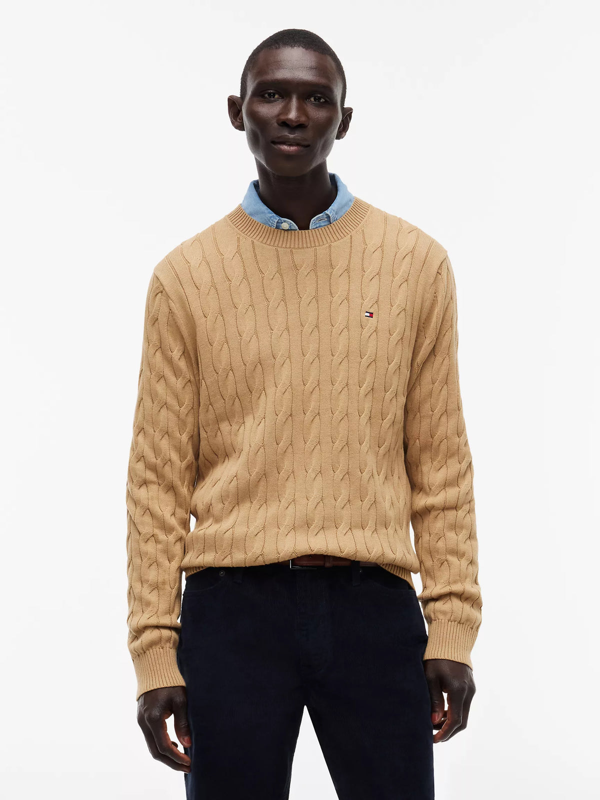 Men Cable Knit Sweater