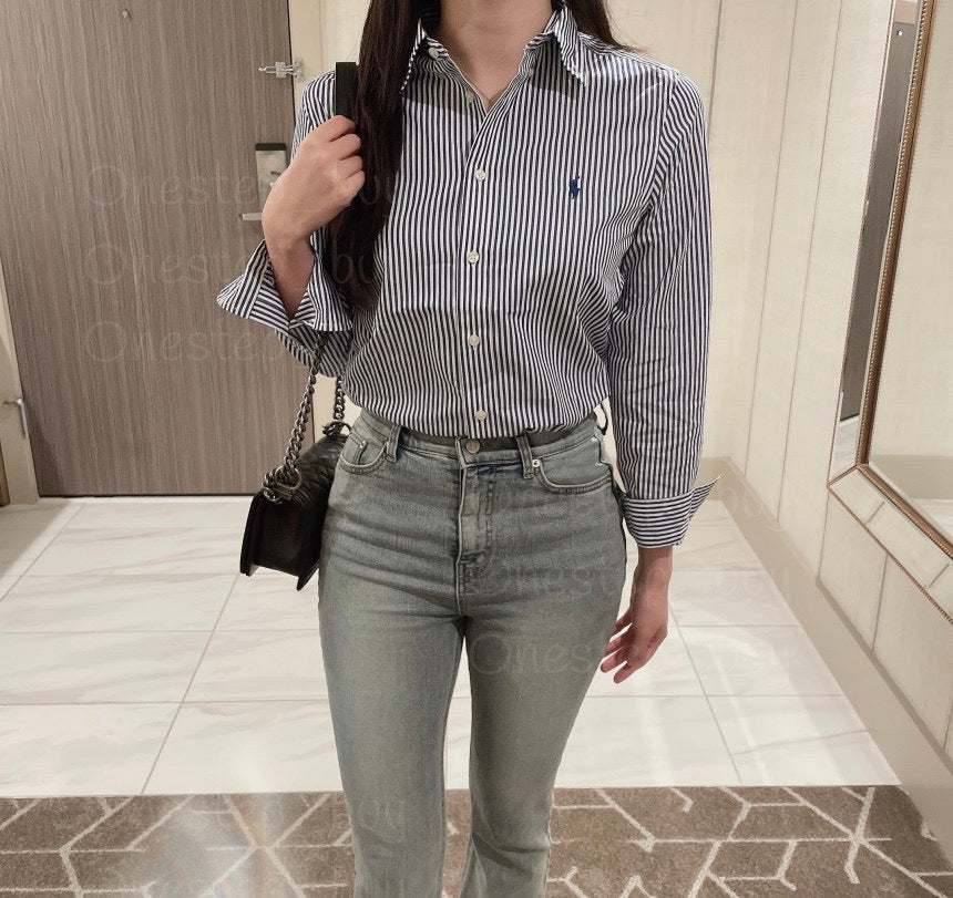 Big Boys Striped Cotton Poplin Shirt