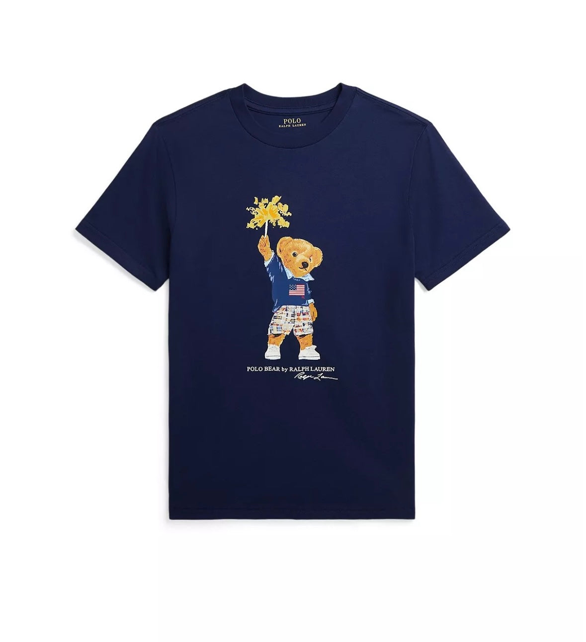 Big Boys Polo Bear Cotton Jersey Tee