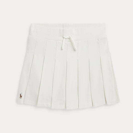 Big Girls Pleated Cotton Jersey Skort