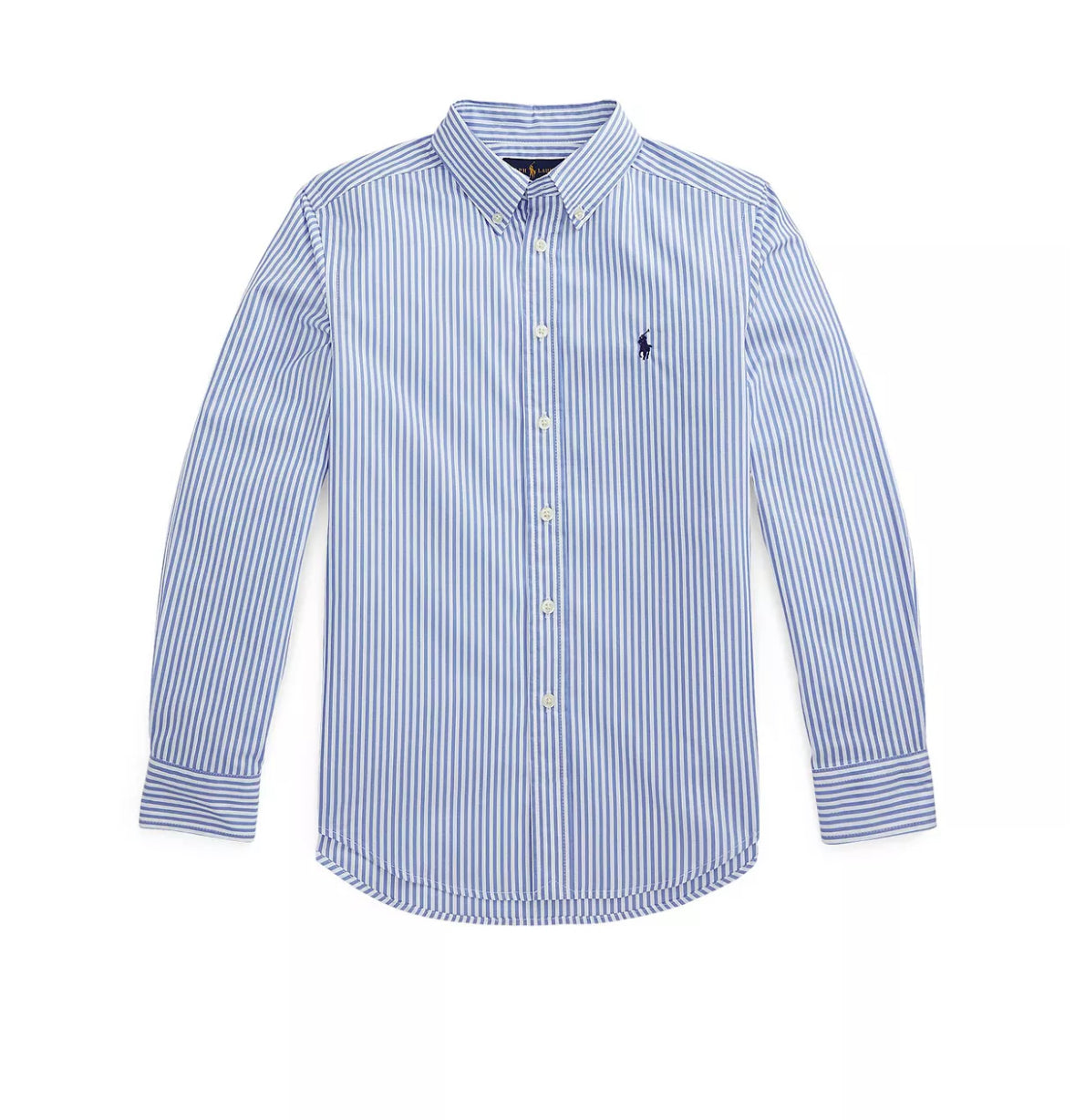 Big Boys Striped Cotton Poplin Shirt