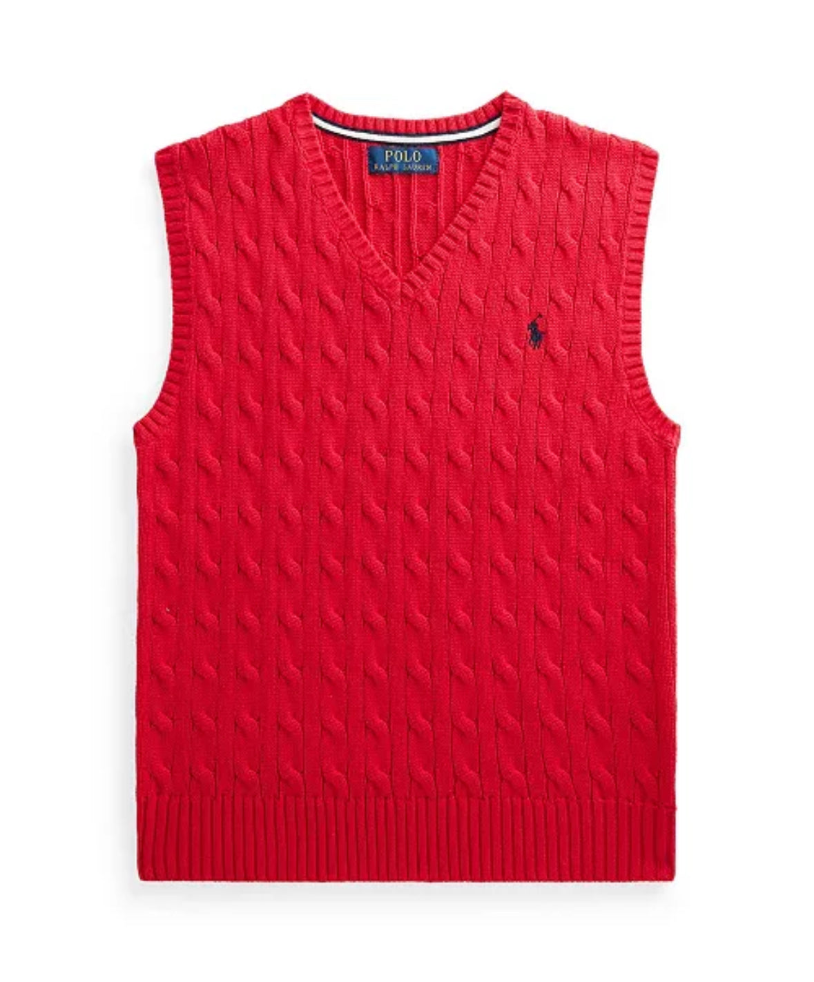 Big Boys Cable-Knit Cotton Sweater Vest