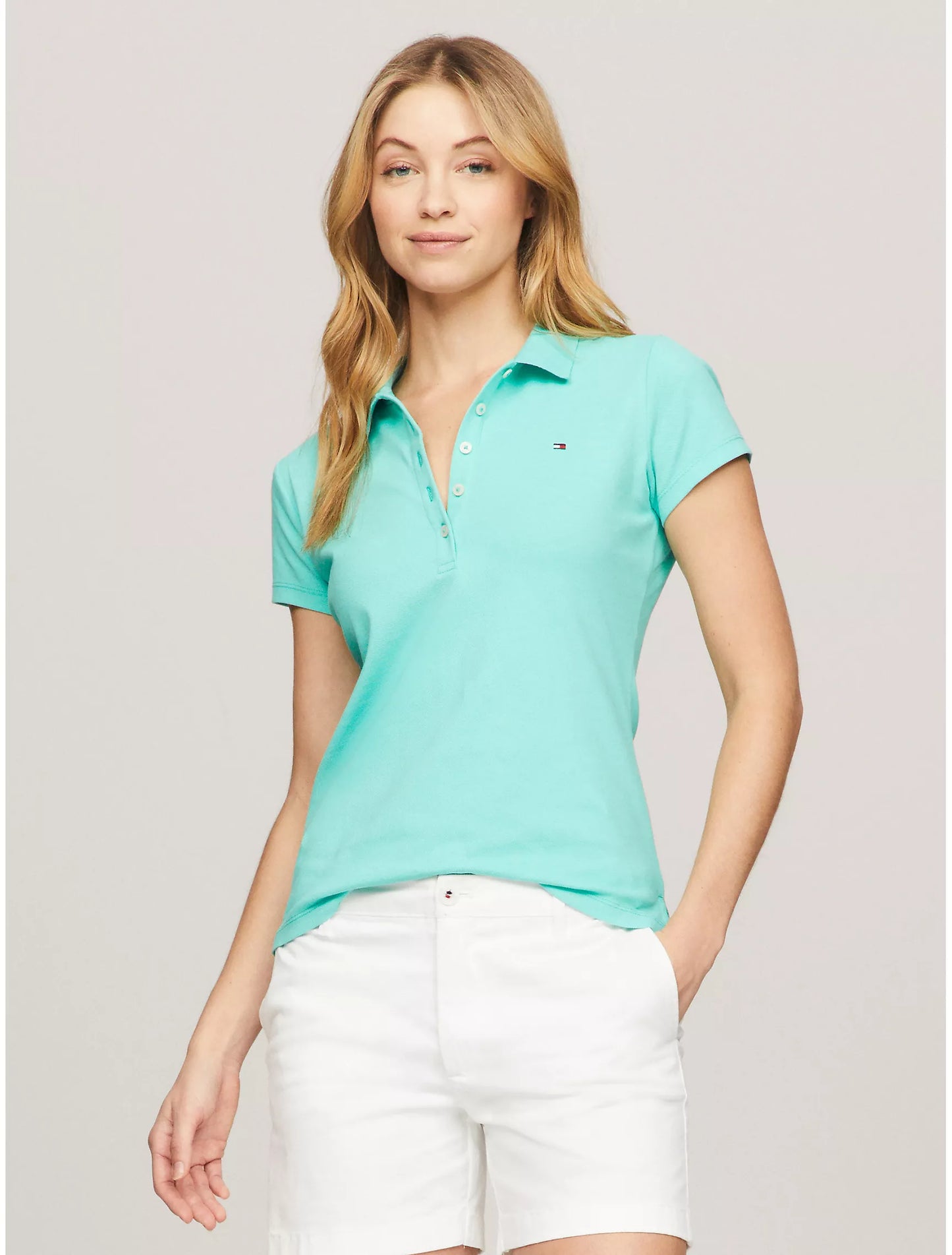 Women Stretch Cotton Polo